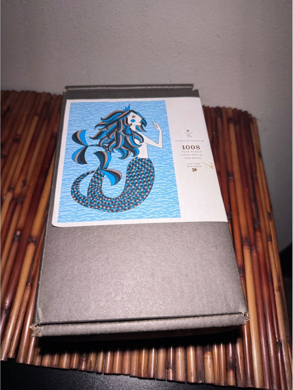 Starbucks Reserve Blue Mermaid 1008 2017 Piece Jigsaw Puzzle Factory Sealed New